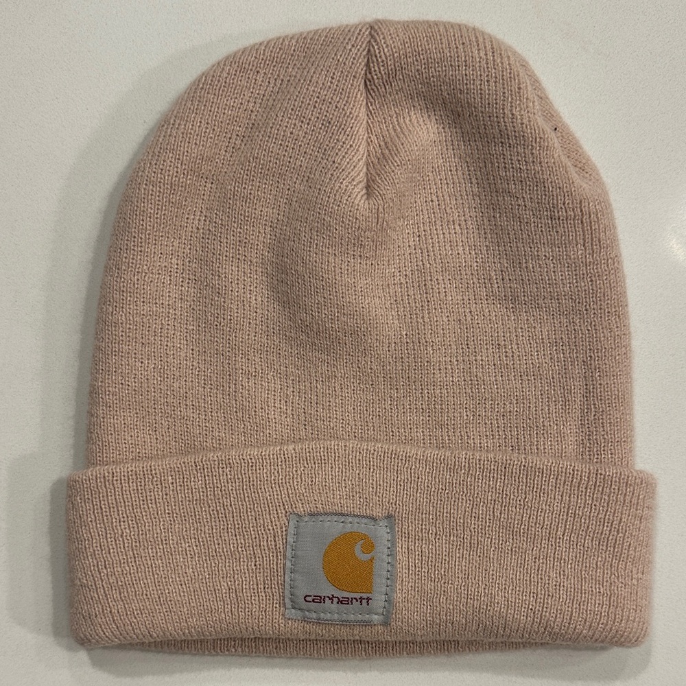 Carhartt light pink Knit Beanie